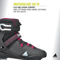 Rolki damskie Rollerblade Macroblade 90 W black/burgundy/ocean green 11