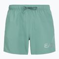 Szorty kąpielowe męskie EA7 Emporio Armani Extended Logo Boxer mineral blue/silver