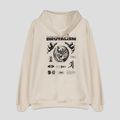 Bluza męska Kaotiko Brutalism bone 2