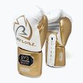 Rękawice bokserskie Rival RS100 Professional white/gold 8