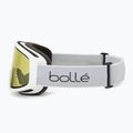 Gogle narciarskie Bollé Bedrock white matte/lemon 4