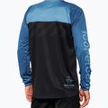 Longsleeve rowerowy męski 100% R-Core black/slate blue 2