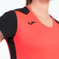 Koszulka do biegania damska Joma Record II fluor coral/black 6