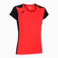 Koszulka do biegania damska Joma Record II fluor coral/black 7