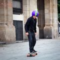 Nakładka na kask Coolcasc Green Mohican 8