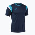 Koszulka tenisowa męska Joma Terra dark navy/turquoise fluor 3