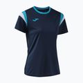 Koszulka tenisowa damska Joma Terra dark navy/turquoise fluor 3
