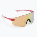 Okulary przeciwsłoneczne Tifosi Vogel SL gloss crystal pink/pink mirror