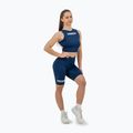Top treningowy damski NEBBIA Gym Therapy Cropped dark blue 2