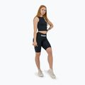 Spodenki treningowe damskie NEBBIA High Waisted Biker 10″ Gym Therapy black 2