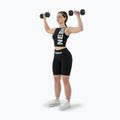 Spodenki treningowe damskie NEBBIA High Waisted Biker 10″ Gym Therapy black 10