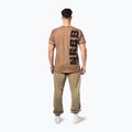 Koszulka treningowa męska NEBBIA Washed-Off Max Out light brown 3