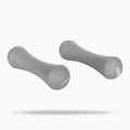 Hantle GymBeam Neoprene Dumbbells 2 x 1 kg light grey 5