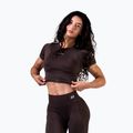 Top treningowy damski NEBBIA Power dark brown