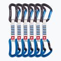 Ekspres wspinaczkowy Ocun Raven QD Zoom PA 12 cm 6 szt. blue