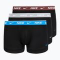 Bokserki męskie Nike Cotton Stretch Trunk 3 pack open black