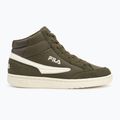 Buty dziecięce FILA Crew Mid olive night 2