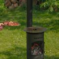 Kominek ogrodowy BonFeu Bongiano LP black 2