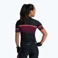 Koszulka rowerowa damska Rogelli Impress II W burgundy/coral/black 2