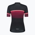Koszulka rowerowa damska Rogelli Impress II W burgundy/coral/black 4