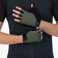 Rękawiczki rowerowe męskie Rogelli Core army green 8