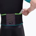 Koszulka rowerowa męska Rogelli Fast black/teal/green 5