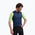 Koszulka rowerowa męska Rogelli Fast blue/lime