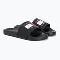 Klapki damskie Tommy Jeans Flag Pool Slide Ess black 4