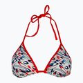 Góra od stroju kąpielowego Tommy Hilfiger Triangle Rp Print drops motion ecru