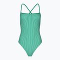 Strój kąpielowy jednoczęściowy damski Tommy Hilfiger Straight Neck Print ithaca olimpic green