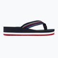 Japonki damskie Tommy Hilfiger Wedge Stripes Beach Sandal space blue 2