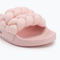 Klapki damskie Tommy Jeans Braided Slide delicate pink 7