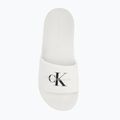 Klapki damskie Calvin Klein YW0YW01835 Slide Monogram Wn bright white/black 5