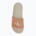 Klapki damskie Calvin Klein YW0YW01835 Slide Monogram Wn tuscany/eggshell 5