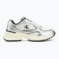 Buty damskie Calvin Klein YW0YW02063 Hike Runner Lace Up Mesh Mix silver/black/bright white 2