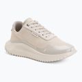Buty damskie Calvin Klein YW0YW02016 Eva Runner Lace Up Mat Mix 0GN stony beige/turtle dove/silver