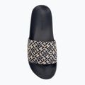 Klapki damskie Tommy Hilfiger Monogram space blue 5