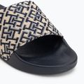 Klapki damskie Tommy Hilfiger Monogram space blue 7