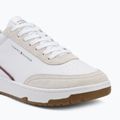 Buty męskie Tommy Hilfiger Basket Core Leather Suede Mix rwb 7