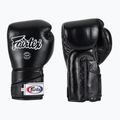 Rękawice bokserskie Fairtex Stylish Angular Sparring - Locked Thumb black