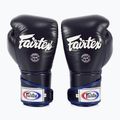 Rękawice bokserskie Fairtex Stylish Angular Sparring - Locked Thumb blue 8