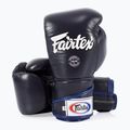 Rękawice bokserskie Fairtex Stylish Angular Sparring - Locked Thumb blue 11