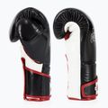 Rękawice bokserskie Fairtex Stylish Angular Sparring - Locked Thumb black/white/red 4