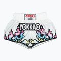Spodenki treningowe męskie YOKKAO Flames CarbonFit white