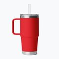 Kubek termiczny YETI Rambler Straw 739 ml rescue red 2