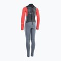 Pianka do pływania dziecięca ION Capture 4/3 Back Zip Jr steel blue/red 2