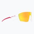 Okulary przeciwsłoneczne Red Bull SPECT Daft white/brown with orange mirror