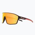 Okulary przeciwsłoneczne Red Bull SPECT Daft black/brown with red mirror 3