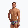 Bokserki pływackie męskie Funky Trunks Sidewinder Trunks happy hide