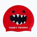 Czepek pływacki Funky Trunks Silicone red monster
